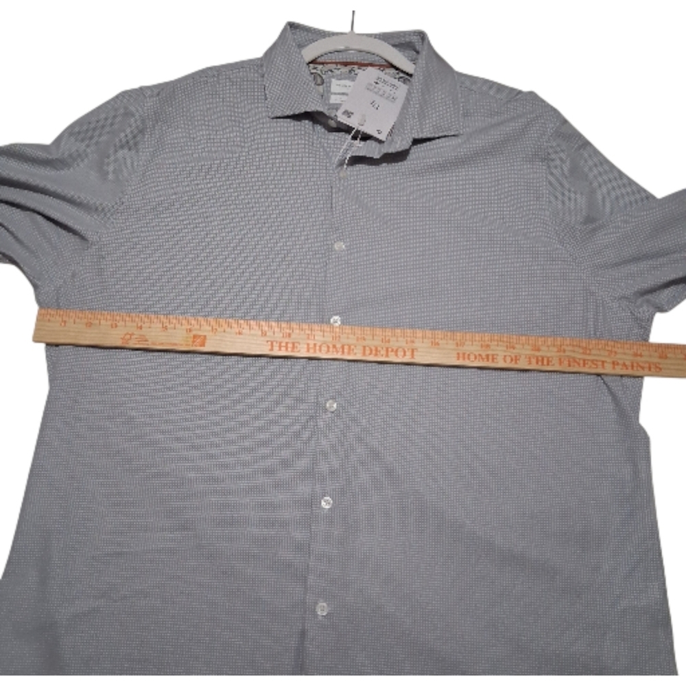 NWT Denim & Flower‎ Ricky Singh Sz. XXL Blue/White Button Down Shirt - Picture 4 of 14